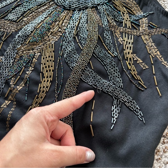 LAST CHANCE SALE! Ecoté Beaded Racerback Tank Top - Picture 5 of 5